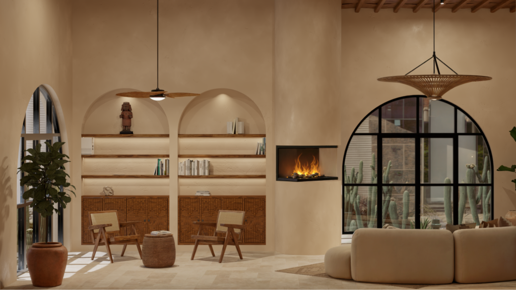 Interior design services online ethnic Living room